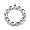 304 Stainless Steel Pendant Rhinestone Settings STAS-P312-07P-1