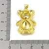 Brass Micro Pave Cubic Zirconia Pendants KK-E111-10G-3