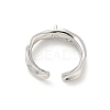 Brass Cup Peg Open Cuff Ring Settings KK-G518-08P-03-3