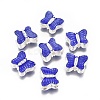 Silver Color Plated Alloy Enamel Beads ENAM-L024-I01-S-1