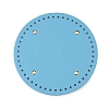 PU Leather Flat Round Bag Bottom FIND-PH0016-001C-1
