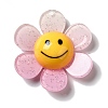 Acrylic Big Pendants with Glitter Powder MACR-M023-03B-1