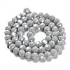 Electroplate Opaque Glass Beads Strands X-EGLA-A035-P8mm-A22-2