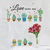 Plastic Reusable Drawing Painting Stencils Templates DIY-WH0172-461-4