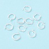 925 Sterling Silver Hoop Earrings STER-P047-13A-S-1