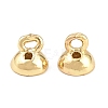 Brass Bead Cap Bails KK-H292-41G-1
