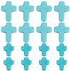 SUNNYCLUE 100Pcs 2 Styles Synthetic Turquoise Beads TURQ-SC0001-22-1