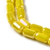 Electroplate Glass Beads Strands EGLA-D031-26-3