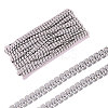 Rectangle Plastic Beaded Trimming DIY-WH0656-36A-1
