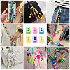 20Pcs UV Plating Opaque Acrylic European Beads OACR-TADJ0001-16B-6