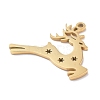 Christmas Theme 304 Stainless Steel Pendants STAS-R003-04G-06-2