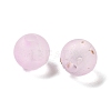 Frosted Transparent Acrylic Beads X1-OACR-F013-12K-2
