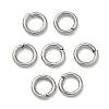 Tarnish Resistant 304 Stainless Steel Open Jump Rings STAS-Q186-02-4x0.7mm-1