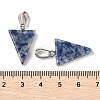 Natural Blue Spot Jasper Pendants G-B127-04P-04-4