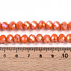 Electroplate Glass Beads Strands EGLA-A034-P8mm-B29-2