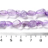 Natural Amethyst(Dyed & Heated) Beads Strands G-P497-01C-47-5
