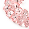 Transparent Baking Paint Glass Beads X1-DGLA-A034-T8mm-D10-3