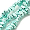 Baking Paint Electroplated Synthetic Non-magnetic Hematite Beads Strands G-H072-D01-01D-1