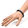 Round Natural Mixed Stone Beads Stretch Bracelet BJEW-JB06879-3