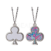 Sublimation Blank Aluminum Pendant Necklace LS-NJEW-E020-02P-04-1