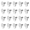 Unicraftale 20Pcs 316 Stainless Steel Clip-on Earring Findings STAS-UN0053-54-1