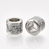 304 Stainless Steel Beads STAS-S079-100F-P-1