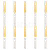 20Pcs 2 Colors 201 Stainless Steel Pendants STAS-DC0014-09-1