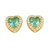 Brass Pave Cubic Zirconia Beads CU-CBA3D67-08G-4