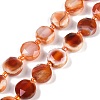 Natural Red Agatae Beads Strands G-C116-A50-01-2