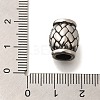 304 Stainless Steel European Beads STAS-G350-15AS-3