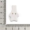 Rabbit Ceramic Buttons BUTT-I018-01C-02-3