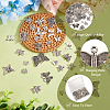 90Pcs 15 Style Tibetan Style Alloy Pendants FIND-TA0003-54-5