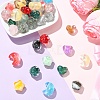12Pcs 4 Styles Transparent Resin Beads RESI-YW0005-79-4