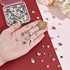 110Pcs 10 Styles Tibetan Style Alloy Beads FIND-UN0015-82-5