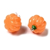 Autumn Cartoon Opaque Resin Vegetable Pendants CRES-B018-06-2