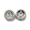 Alloy Crystal Rhinestone Slider Charms PALLOY-F290-07P-1