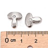 Letter Slider Beads for Watch Band Bracelet Making X-ALRI-O012-T-NR-3