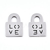 201 Stainless Steel Charms STAS-S081-059-2