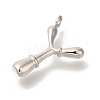 Rack Plating Brass Pendants KK-I722-08P-Y-2
