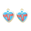Printed Brass Pendants KK-CBA42CA-07G-2