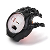 Halloween Resin Skeleton Hand LED Light Figurines Ornament AJEW-Z036-02B-4