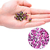 Two Tone Transparent Spray Painted Acrylic Beads ACRP-T005-26-M-4