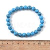 Synthetic Turquoise Jasper Bead Stretch Bracelets BJEW-K212-B-022-5
