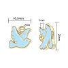 80Pcs 4 Colors Zinc Alloy Enamel Charms PALLOY-CJ0001-151-2