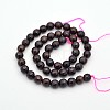 Natural Garnet Beads Strands G-E302-085-8mm-2