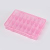 Plastic Removable Bead Containers CON-WH0070-84D-1