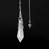 Natural Quartz Crystal Dowsing Pendulum Big Pendants PW-WGF0B2B-02-1