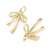 Rack Plating Brass Clear Cubic Zirconia Pendants KK-M293-16G-2