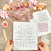 46Pcs 17 Style Cloth Rose Flower AJEW-GF0008-83-3
