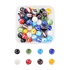 48Pcs Handmade Millefiori Glass Beads LK-YW0001-02B-1